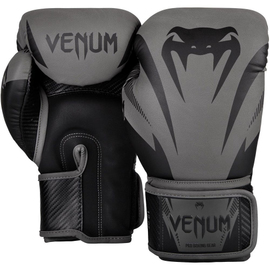 Боксерські рукавиці Venum Impact Boxing Gloves Black/Grey, Фото № 2