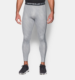 Компреійні штани Under Armour HeatGear Printed Compression Leggings Overcast Gray