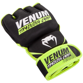 Перчатки MMA Venum Training Camp 2.0 MMA Gloves Black Neo Yellow, Фото № 2