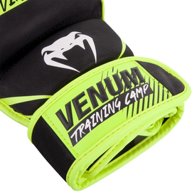 Перчатки MMA Venum Training Camp 2.0 MMA Gloves Black Neo Yellow, Фото № 6