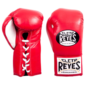 Cleto Reyes Official Leather Fight Gloves Red