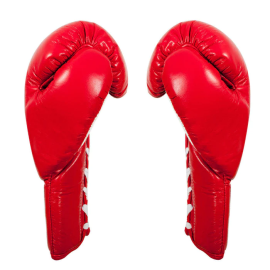 Бойові боксерські рукавиці Cleto Reyes Official Leather Fight Gloves Red, Фото № 2