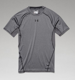 Компрессионная футболка Under Armour HeatGear® Armour Short Sleeve Compression Shirt Grey, Фото № 4