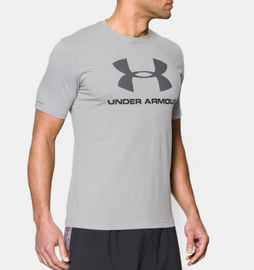 Футболка Under Armour Sportstyle Logo T-Shirt Grey, Фото № 3