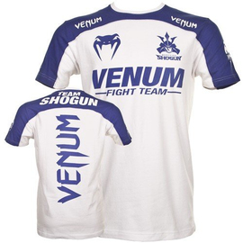 Футболка Venum Shogun Team T-shirt - White-Blue, Фото № 2