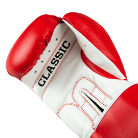 Боксерские перчатки Title Classic Pro Style Training Gloves 3.0 Red White, Фото № 5