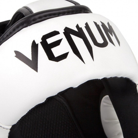 Шолом Venum Elite Headgear White Black, Фото № 4