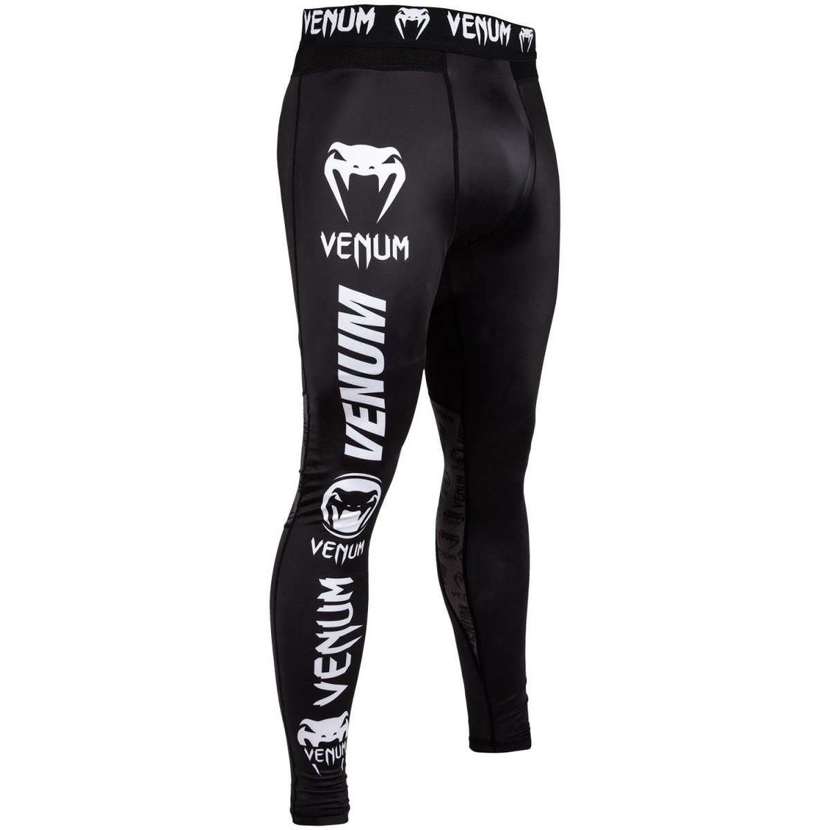 Компресійні штани Venum Logos Spat Black