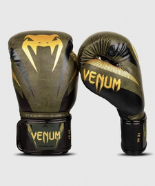 Боксерські рукавиці Venum Impact Boxing Gloves Khaki Gold, Фото № 2