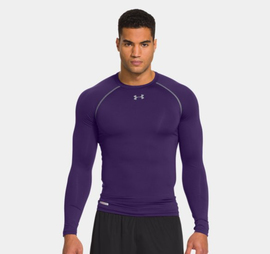 Компресійна футболка Under Armour HeatGear Sonic Compression Long Sleeve Purple