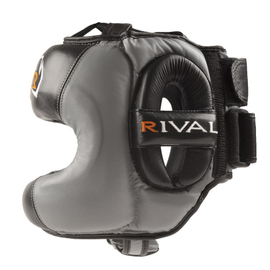 Боксерський шолом Rival RHGFS1 Face Saver Training Headgear Black/Grey, Фото № 2