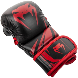 Рукавиці для ММА Venum Challenger 3.0 MMA Gloves Black Red, Фото № 2
