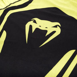 Компрессионная футболка Venum Technical Compression T-shirt Long Sleeves Black Yellow, Фото № 8