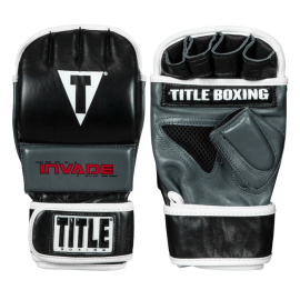 Рукавиці для MMA Title Invade Wristwrap Heavy Bag Gloves 2.0 Black White, Фото № 2