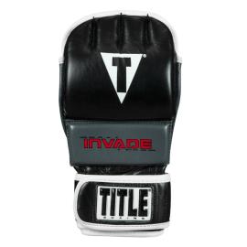 Рукавиці для MMA Title Invade Wristwrap Heavy Bag Gloves 2.0 Black White, Фото № 3