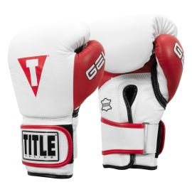 Снарядні рукавиці Title Boxing Gel World V2T Bag Gloves White Red Black, Фото № 2