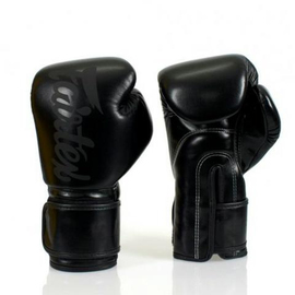 Дитячі боксерські рукавиці Fairtex BGV14 Solid Black, Фото № 2