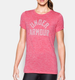 Женская футболка Under Armour Womens UA Tech T-shirt Pink
