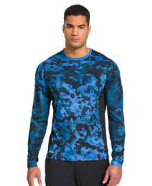 Футболка Under Armour HeatGear Sonic Printed Fitted Shirt Electric