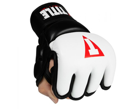 Рукавички Titile MMA Pro Training Gloves White Black 