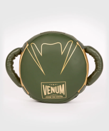 Силова подушка Venum Pro Boxing Mini Round Punch Shield Khaki Gold, Фото № 2
