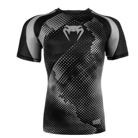 Компресійні футболка Venum Technical Compression T-shirt Short Sleeves Black Grey