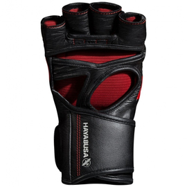 Перчатки Hayabusa T3 MMA 4oz Gloves Black Red, Фото № 3