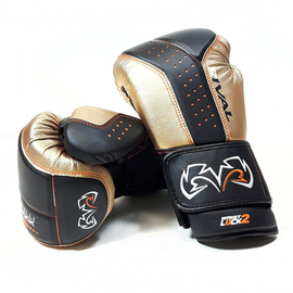 Боксерські рукавиці Rival RB10 Intelli-shock Bag Gloves Black/Gold