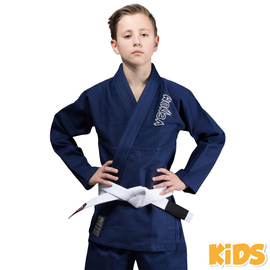 Детское кимоно Venum Contender Kids BJJ Gi Navy Blue