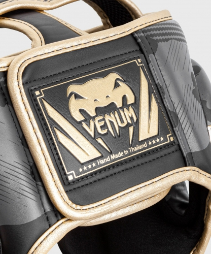Шлем Venum Elite Headgear Dark Camo Gold оригинал