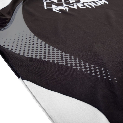 Venum No Gi IBJJF Approved Rash Guard Black White Odesa