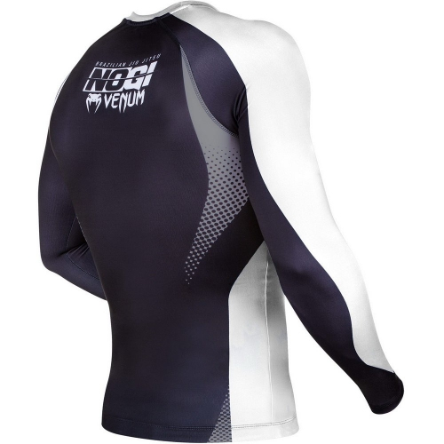 Venum No Gi IBJJF Approved Rash Guard Black White where to buy