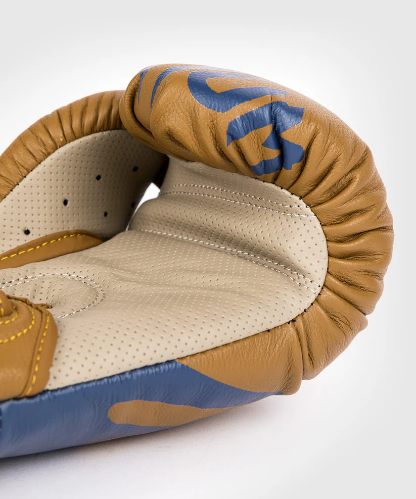Venum Reverso Boxing Gloves - Camel / Royal Blue price