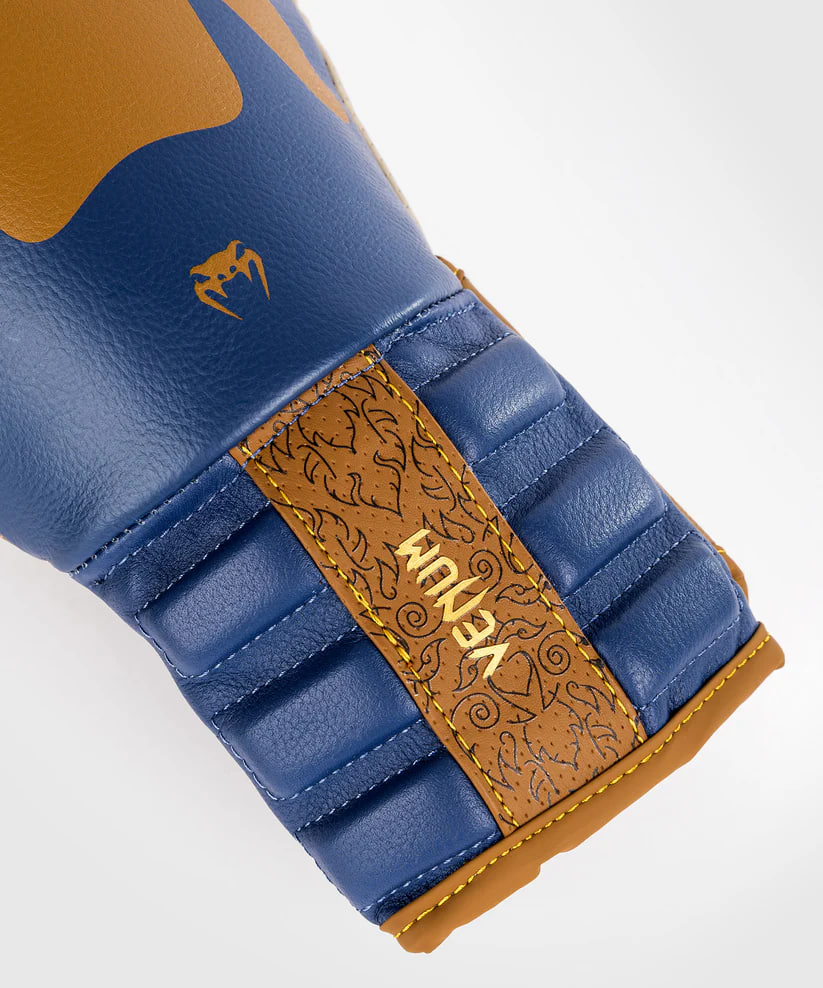 Venum Reverso Boxing Gloves - Camel / Royal Blue photo