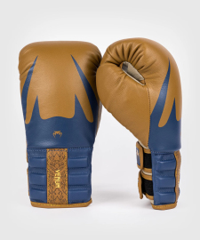 Venum Reverso Boxing Gloves - Camel / Royal Blue