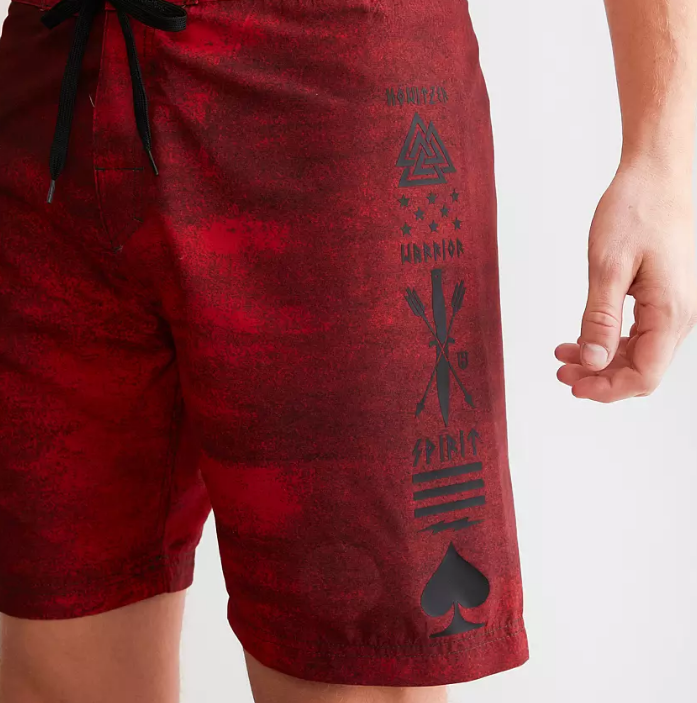 Пляжные шорты Howitzer Viking Boardshort Red купить