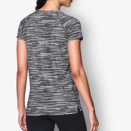 Жіноча футболка Under Armour Mesh Printed V-Neck White купити