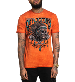 Футболка Affliction Native Grind Koi Oil Stain
