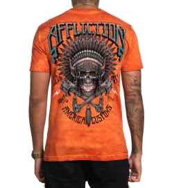 Футболка Affliction Native Grind Koi Oil Stain, Фото № 2