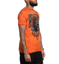 Футболка Affliction Native Grind Koi Oil Stain, Фото № 3