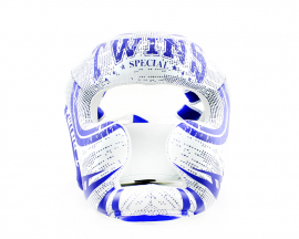 Боксерский шлем Twins Fancy FHGL3-TW5 White-Blue