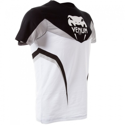 Футболка Venum Shockwave 3 T-Shirt Black White фото