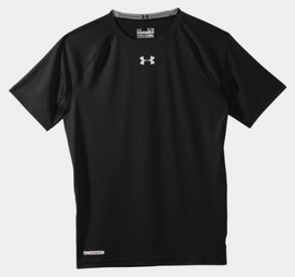 Компрессионная футболка Under Armour HeatGear® Sonic Compression Short Sleeve Black, Фото № 3