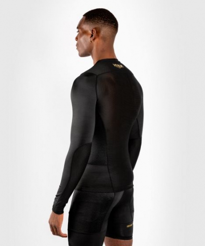Venum G-Fit Long Sleeves Rashguard Black Gold price