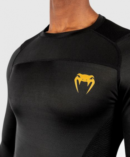 Venum G-Fit Long Sleeves Rashguard Black Gold original