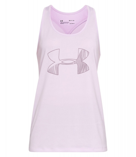Женская майка Under Armour Tech Graphic Tank Pink цена
