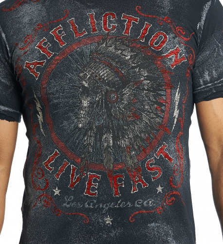 Футболка Affliction Northern Lights Black T-Shirt ціна