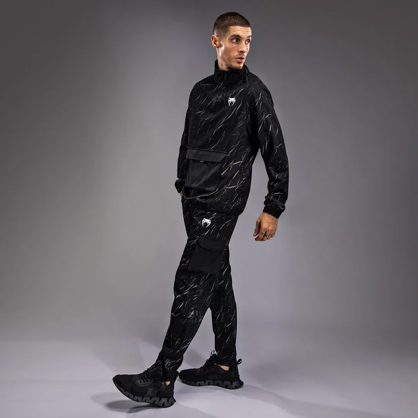 Куртка Venum Trooper Mens Half-Zip Jacket Black Stone Sand ціна