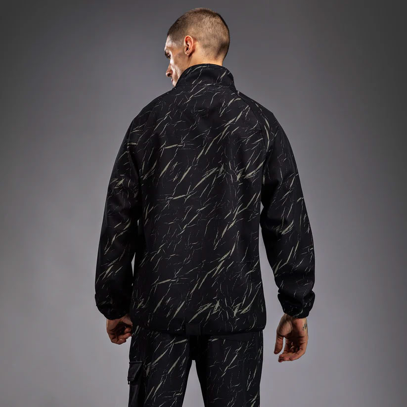 Куртка Venum Trooper Mens Half-Zip Jacket Black Stone Sand оригінал