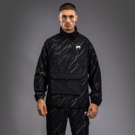 Куртка Venum Trooper Mens Half-Zip Jacket Black Stone Sand